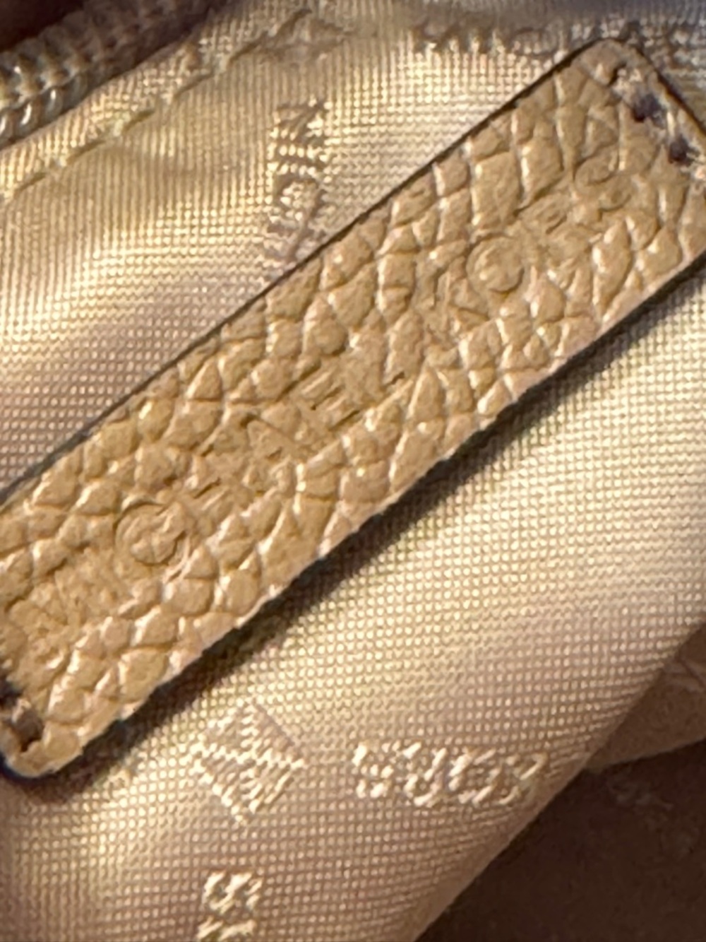 Michael Kors Tan Pebble Leather Crossbody with Gold Hardware - Picture 8 of 10